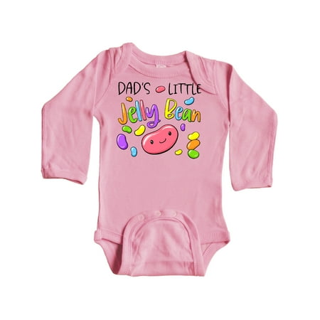 

Inktastic Dads Little Jellybean Cute Easter Candy Gift Baby Boy or Baby Girl Long Sleeve Bodysuit