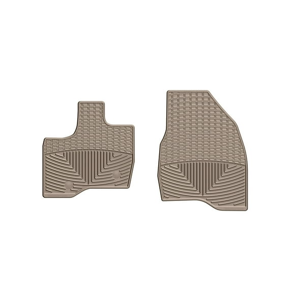 WeatherTech All-Weather Floor Mats compatible with 2011-2014 Ford Explorer - 1st Row (Driver & Passenger), Tan