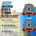 thumbnail image 3 of Camco 39006 Rhino Portable 36 Gal RV Waste Tank w/ Hose & Accessories (2 Pack), 3 of 10