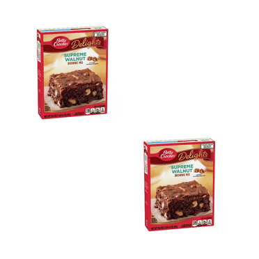 Betty Crocker Walnut Brownie Mix - 16.5oz - Pack of 2