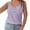 Purple, variant on Womens Oversized Ribbed Kint Shirts Sleeveless Scoop Neck Button Up Blouse 2024 Summer Casual Retro Tank Tops