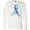 AA-White, variant on Inktastic Suicide Prevention Ribbon with Blue and Purple Hearts Long Sleeve T-Shirt