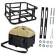 thumbnail image 3 of Cesta trasera para bicicleta con bolsa interior desmontable (34,4 x 30,5 x 15 cm). Resistente y versátil, ideal para bicicletas plegables. Capacidad, 3 of 9