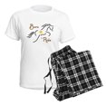 thumbnail image 4 of CafePress - Born To Ride Women's Light Pajamas - Women's Short Sleeve Print T-Shirt and Pants Light Cotton Pajama Set, 4 of 7