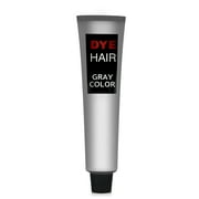Gray Hair Dye,Light Gray Color Unisex Fashion Dye Cream for Straight, Curl Hair, 3.38 fl oz