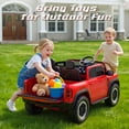 thumbnail image 6 of iYofe Ram 1500 RHO 24V 2 Seater Truck Powered Ride on with Remote Control&Bluetooth, Red, 6 of 10