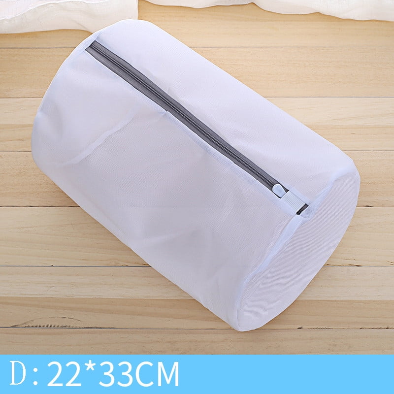 Mesh Laundry Bags Travel Cloth Storage Net Zip Bag Wash Bra Stocking Underw TDER 
