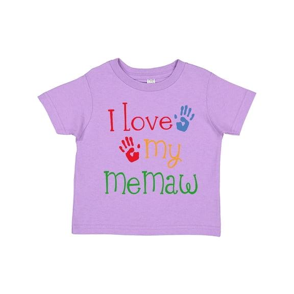 Inktastic I Love My Memaw Girls Toddler T-Shirt