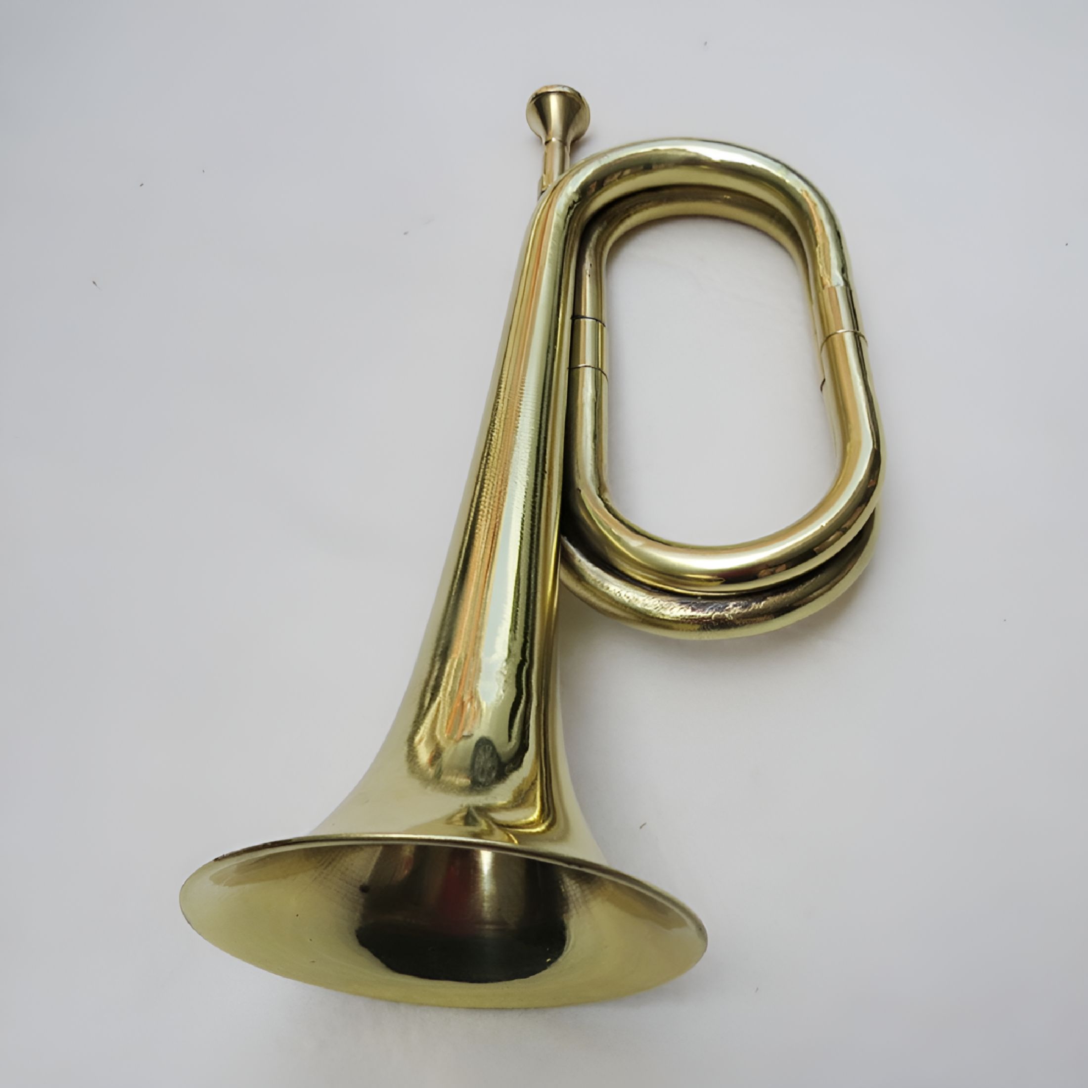 QAYOZ Trumpet Horn Bugle Brass Instrument for Beginners Party Supplies