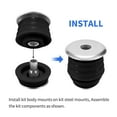 thumbnail image 5 of KF04060BK Polyurethane Body Frame Cab Mounts Bushing Cushion Kit M04060 For Ford, 5 of 12