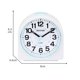 thumbnail image 2 of Pequeño reloj despertador silencioso con luz nocturna, funciona con pilas, reloj de escritorio for dormitorio y decoración del hogar, 2 of 5