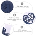 thumbnail image 2 of MasteelfCA 10pcs Creative Wedding Invitations Bride Groom Lovely Paper Invitations Cards, 2 of 7