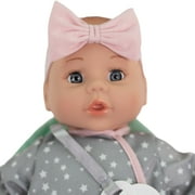 My Sweet Love: My Cuddly Baby® Doll Twins Play Set, Grey Outfits, 7 Pieces Included