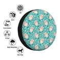 thumbnail image 4 of Sikiie Pig And Flower PVC Leather Spare Tire Wheel Cover Spare Tire Cover, for Car Truck SUV Camper Trailer Universal Fit(14-17in)-14 inch, 4 of 6