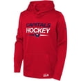 thumbnail image 2 of Youth Fanatics Red Washington Capitals Authentic Pro Pullover Hoodie, 2 of 3