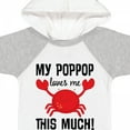 thumbnail image 4 of Inktastic My Poppop Loves Me Boys or Girls Baby Bodysuit, 4 of 5