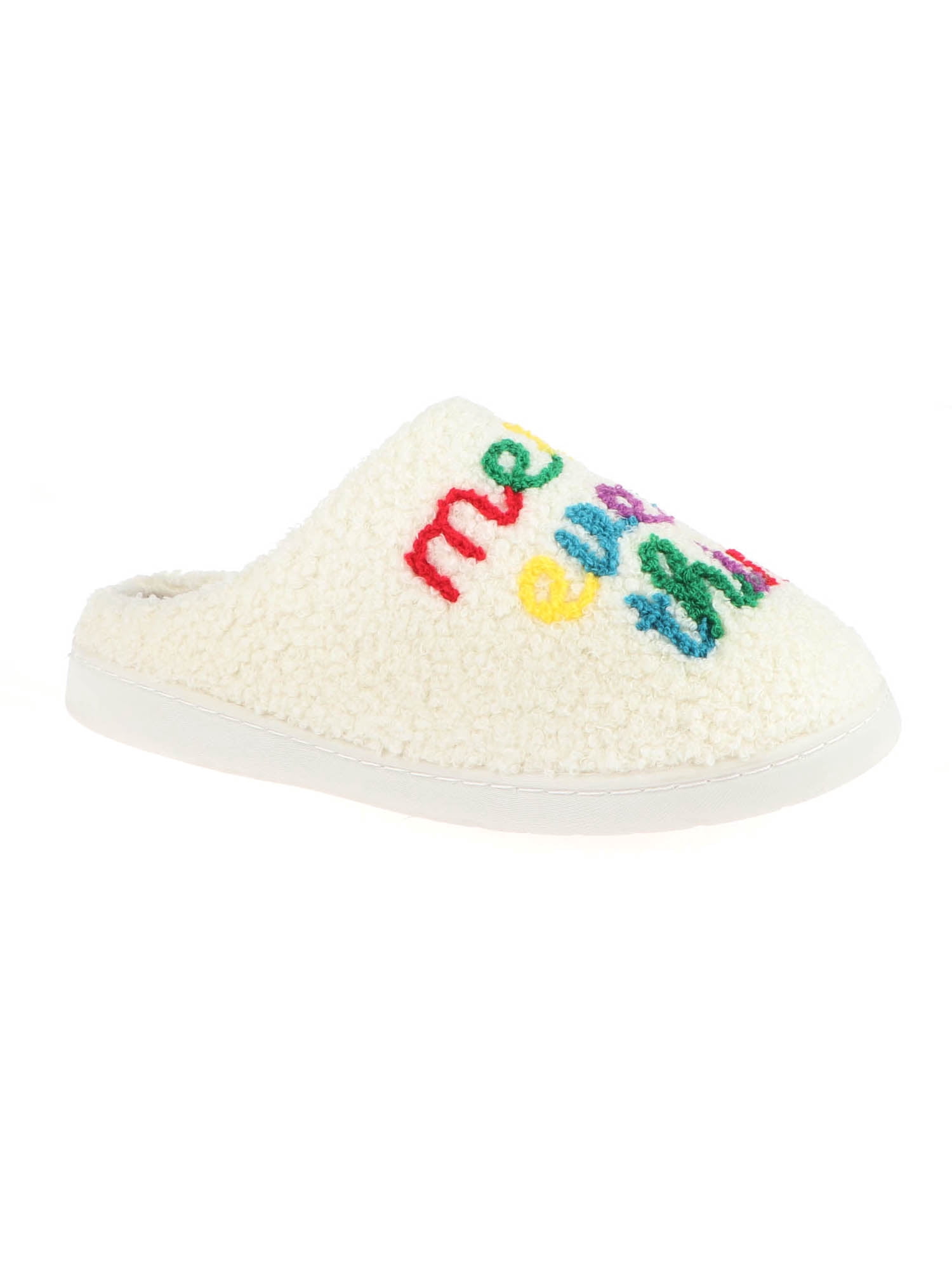 S+R Women's Holiday Graphic Cozy Slide Slipper