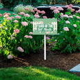 thumbnail image 4 of Eveokoki Yard of The Month Lawn Yard Sign 12" x 8" Aluminum Yard Signs with Metal Stakes, 4 of 6