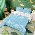 thumbnail image 2 of Erosebridal Dinosaur Skull Queen Comforter Set, Blue White Bedding Comforter Set, 2 of 6