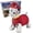 Red, variant on Skye Bouncer Hopper for Toddlers – Plush Ride-On, Easy Pump, Indoor/Outdoor, Boosts Balance