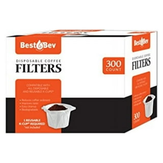 100 Disposable Coffee Filters - Keurig Paper Filters for K Cup - Fits  Keurig Brewers, K Supreme, K Slim and Ninja Reusable K-Cup Coffee Pods -  Single Serve Filter, Sediment-Free, White - Yahoo Shopping