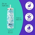 thumbnail image 2 of bubba Radiant Tumbler, 24 oz (709 ml), Stainless Steel Insulated Water Bottle, Scuba Marble Swirl, 2 of 6