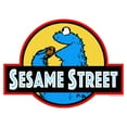 thumbnail image 2 of Women's Sesame Street Cookie Jurassic Park Graphic T-Shirt, 2 of 4