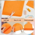 thumbnail image 4 of 15Pcs 11 x 7 Inch Orange Felt Fabric Felt Craft Sheets 1mm Thick Rectangle Precut Non Woven Material for Fall Thanksgiving DIY Patchwork Cutting Art Project Christmas Party Holiday Decor, 4 of 5