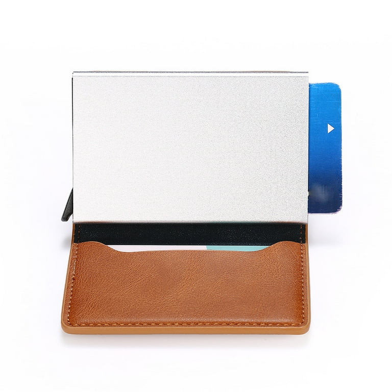  ManChDa Credit Card Holder - Minimalist RFID Blocking Wallet,  Pop-up Card Case custom for Men Dad Father (3.Black) : Clothing, Shoes &  Jewelry