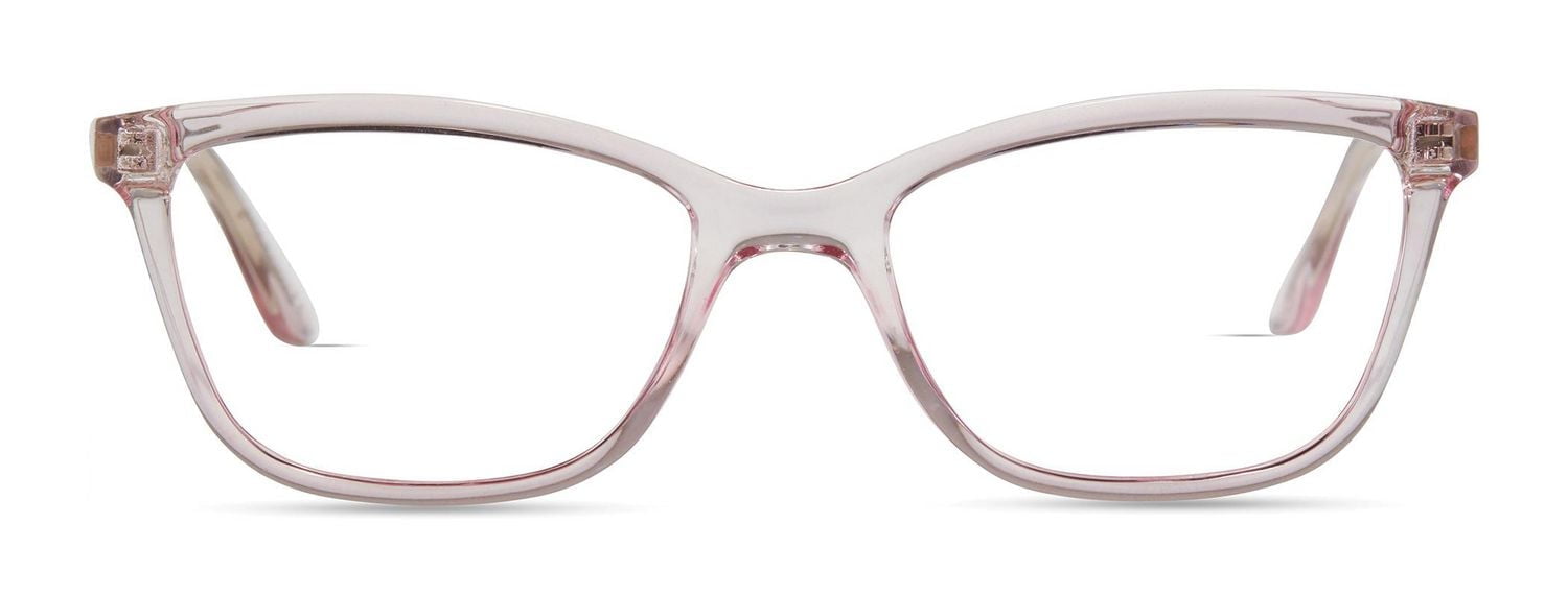 Colour Block Womens Prescription Eyeglasses, Vcwc19, Pink Crystal, 51-17-135