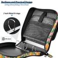 thumbnail image 4 of FORMRS Zipper Binder with Shoulder Strap 2-inch Ring 500 Sheet Capacity File Bag, Pink Oranges, 4 of 5