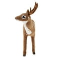 thumbnail image 5 of Miniature Lifelike Deer Doll Kids Children Toy Gift Xmas Ornament Home Decor Standing Dark Brown style 3, 5 of 7