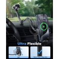 thumbnail image 4 of Cargador inalámbrico de montaje en teléfono para coche y camión, soporte sólido 1Zero, 4 of 7