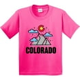 thumbnail image 3 of Inktastic Colorado Mountains and Clouds Youth T-Shirt, 3 of 5