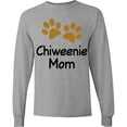 thumbnail image 3 of Inktastic Chiweenie Mom Paw Print Long Sleeve T-Shirt, 3 of 5