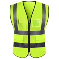 thumbnail image 1 of Men Hi Viz Vis Vest High Visibility Waistcoat Pocket Workwear Safety Jacket, 1 of 4