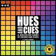 Hues and Cues Board Game, Word Association with Colors, Use Clues to Match the Right Hue, Fun for Families and Friends, A Vibrant Color Guessing Party Game From The Op Games