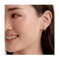 thumbnail image 4 of Aretes Xtellar Dorados En Forma De Corazón Con Diamantes, 4 of 4