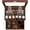 Brown+Brown, variant on GUKA Watch box, 6 Slot Watch Case, 3 Slot Sunglass Organizer, Watch Cases for men with Real Glass Lid, Watch Organizer storage with Case, Birthday for Men and Women,