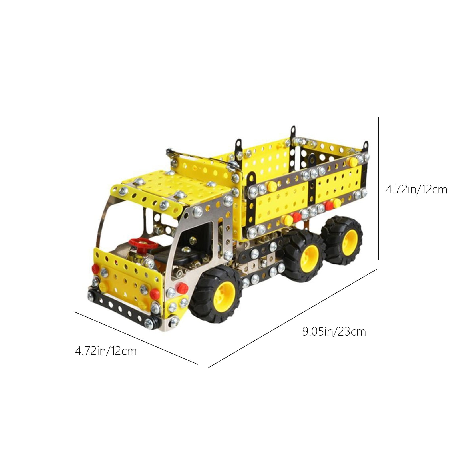 Stem Building Projects Toys for Kids Boys 8 9 10 11 12 Year Old, Metal Building Construction Model kit, Building Blocks DIY Toys(B)