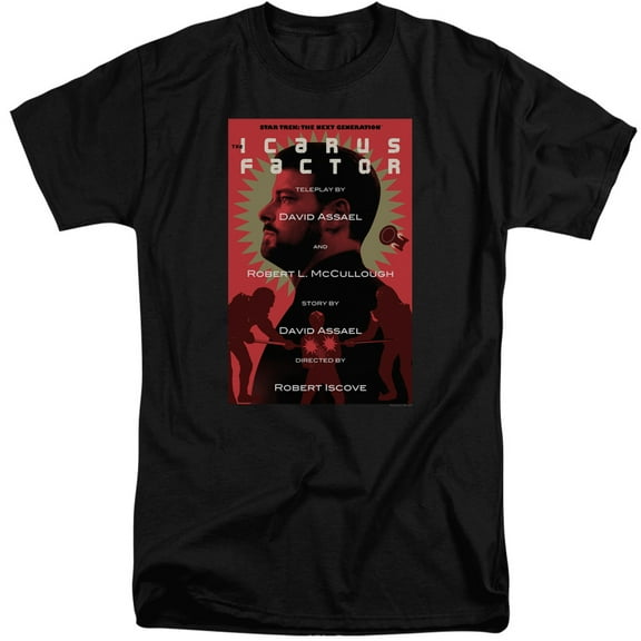 Star Trek Tng Season 2 Episode 14 Adult Tall T-Shirt 18/1 T-Shirt Black