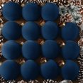 thumbnail image 1 of Adornos colgantes, bolas navideñas de terciopelo Liliful, 15 unidades, azul marino, 8 cm, 1 of 6