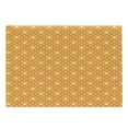 thumbnail image 1 of Star Cutting Board, Small Large Star Pattern in Vivid Color Starry Night Sky Polka Dot Ornament Print, Decorative Tempered Glass Cutting and Serving Board, Large Size, Yellow Orange, by Ambesonne, 1 of 1