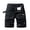 Black, variant on Men’s Cargo Shorts Men's Work Shorts Pockets Zipper Button Shorts Solid Color Fashion Casual Loose Fit Outdoor Running Workwear Pants Black XL