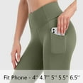 thumbnail image 5 of Women's High Waist Yoga Pants 7/8 Length Leggings with Pockets Workout Sports Pants, 5 of 8