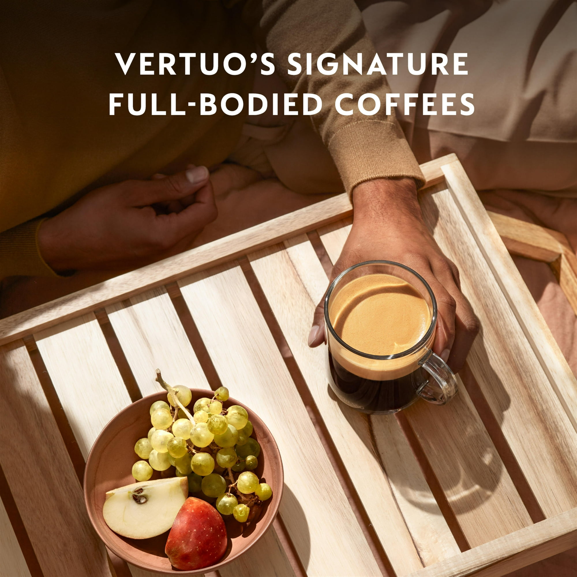 Nespresso Capsules Vertuo, Melozio, Medium Roast Coffee, 30-Count Coffee Pods
