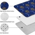 thumbnail image 5 of Blue Sun Moon Constellation Pattern Bathroom Rugs Sets 3 Piece,Toilet Cover Set,Absorbent Non Slip Bathroom Mats Sets with U-Shaped Contour Rug Toilet Rug Set, 5 of 5