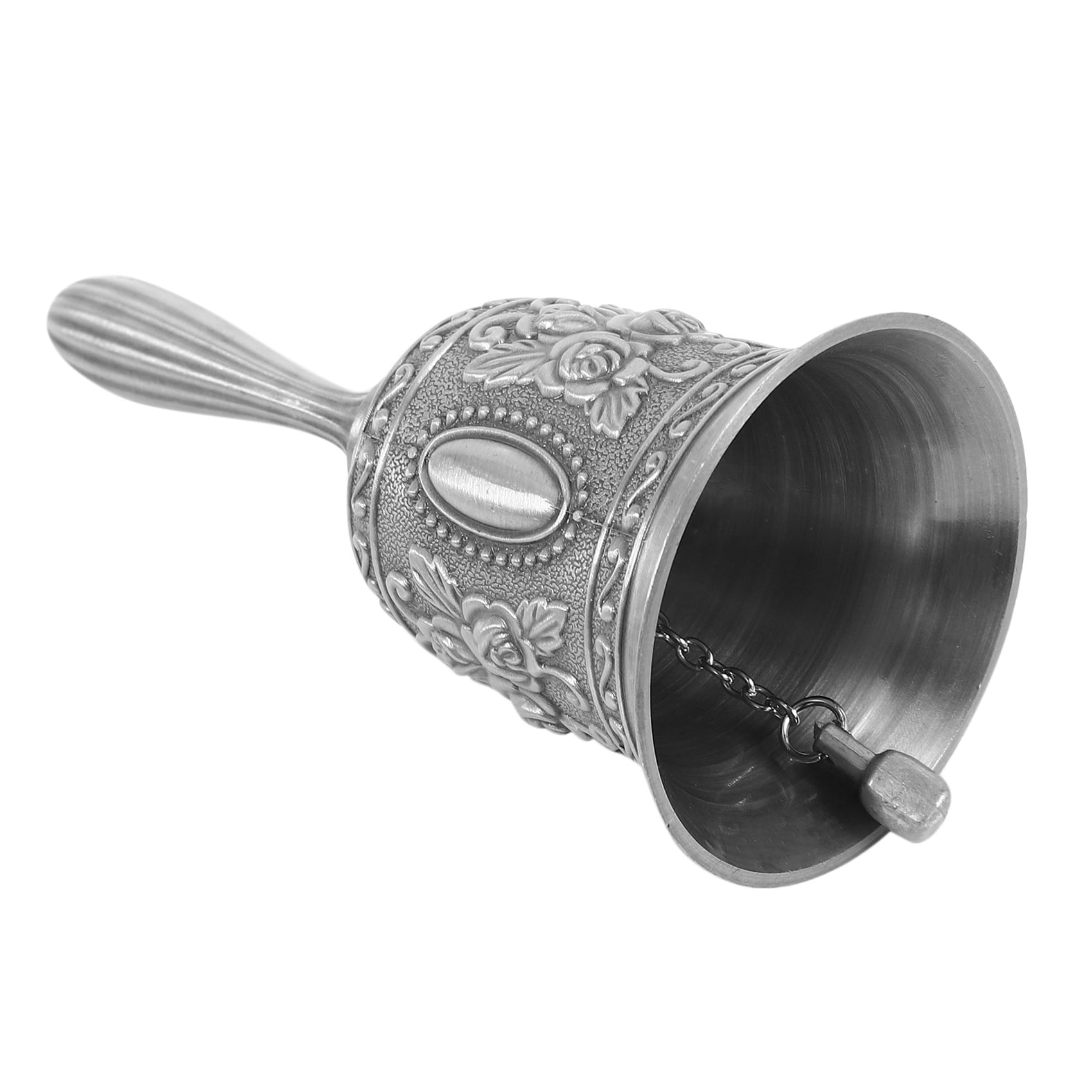 Hand Bell, Metal Tone Ring Alarm Hand Hold Service Call Bell Desktop