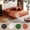 Orange, variant on Lodeija 80.3" 5-in-1 Convertible Futon Sofa Bed,Sleeper Couch for Small Spaces and living room, 2 Pillows,Green