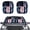 American Flag Deer Pattern, variant on Pzuqiu Auto Sun Visor with Sea Turtle Floral Theme, Car Window Shade for Car Interior Accessories, Universal Fit for Most Vehicles